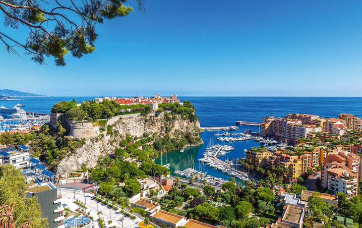 Monte-Carlo, Palast auf der Halbinsel Le Rocher