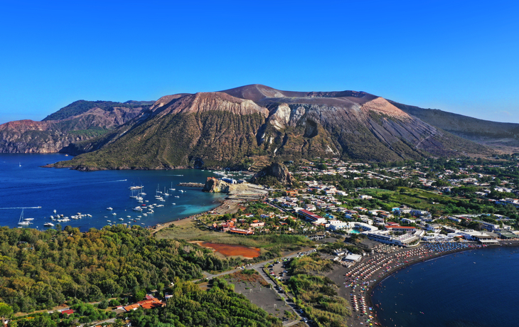 Blick auf die Insel Vulcano