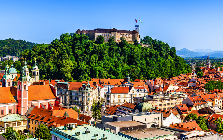 Ljubljana, vieille ville et château