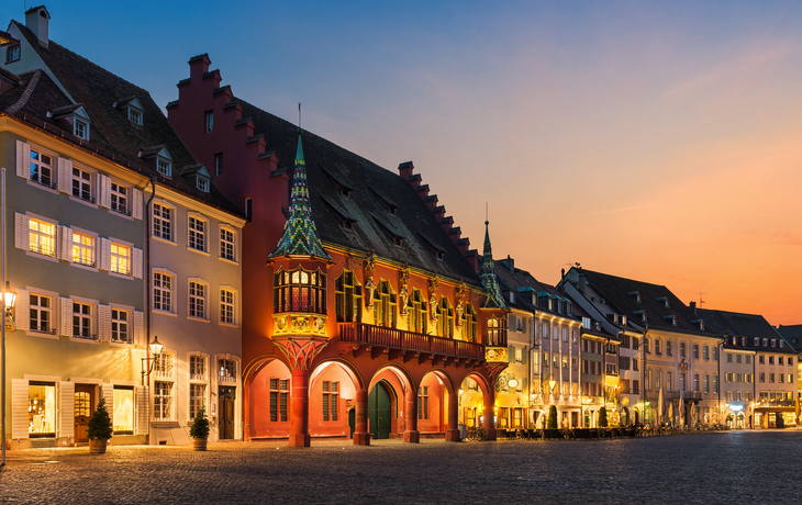 Freiburg bei Nacht, Deutschland