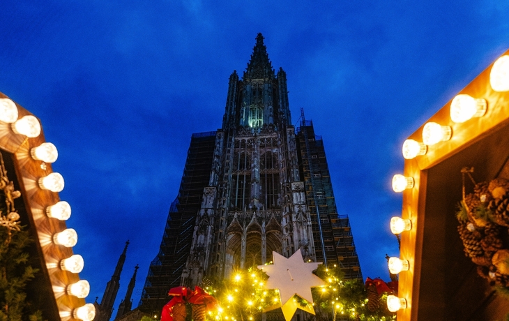 Ulm, Weihnachtsmarkt und Münster