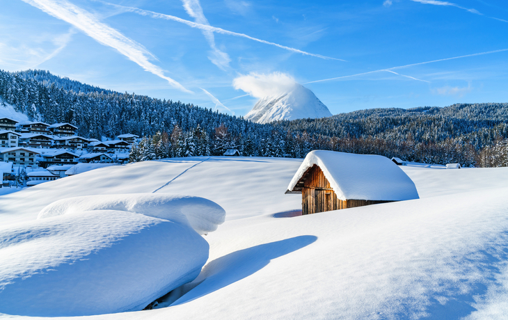 Seefeld, panorama hivernal