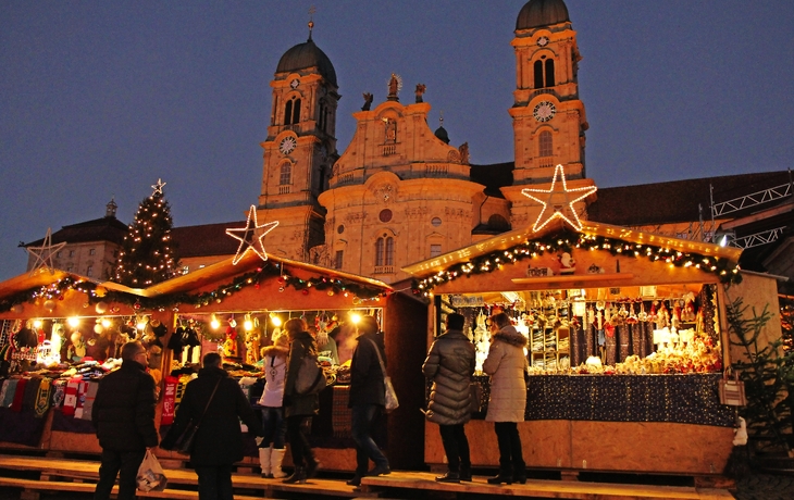 Einsiedeln, Weihnachtsmarkt und Kloster