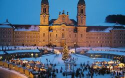 Einsiedeln, Weihnachtsmarkt und Kloster
